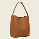 Hpai Medium Binah Bucket Bag in Leather - Acorn