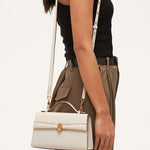Hpai Julien Bag In Leather - Ivory