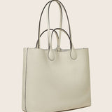 Hpai Large Yesod Tote Bag in Leather - Ivory