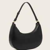 Hpai Crescent Bag In Leather - Black
