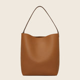 Hpai Medium Binah Bucket Bag in Leather - Acorn