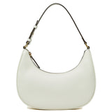 Hpai Crescent Bag In Leather - Ivory