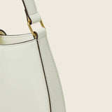 Hpai Clock Bag In Leather - Ivory