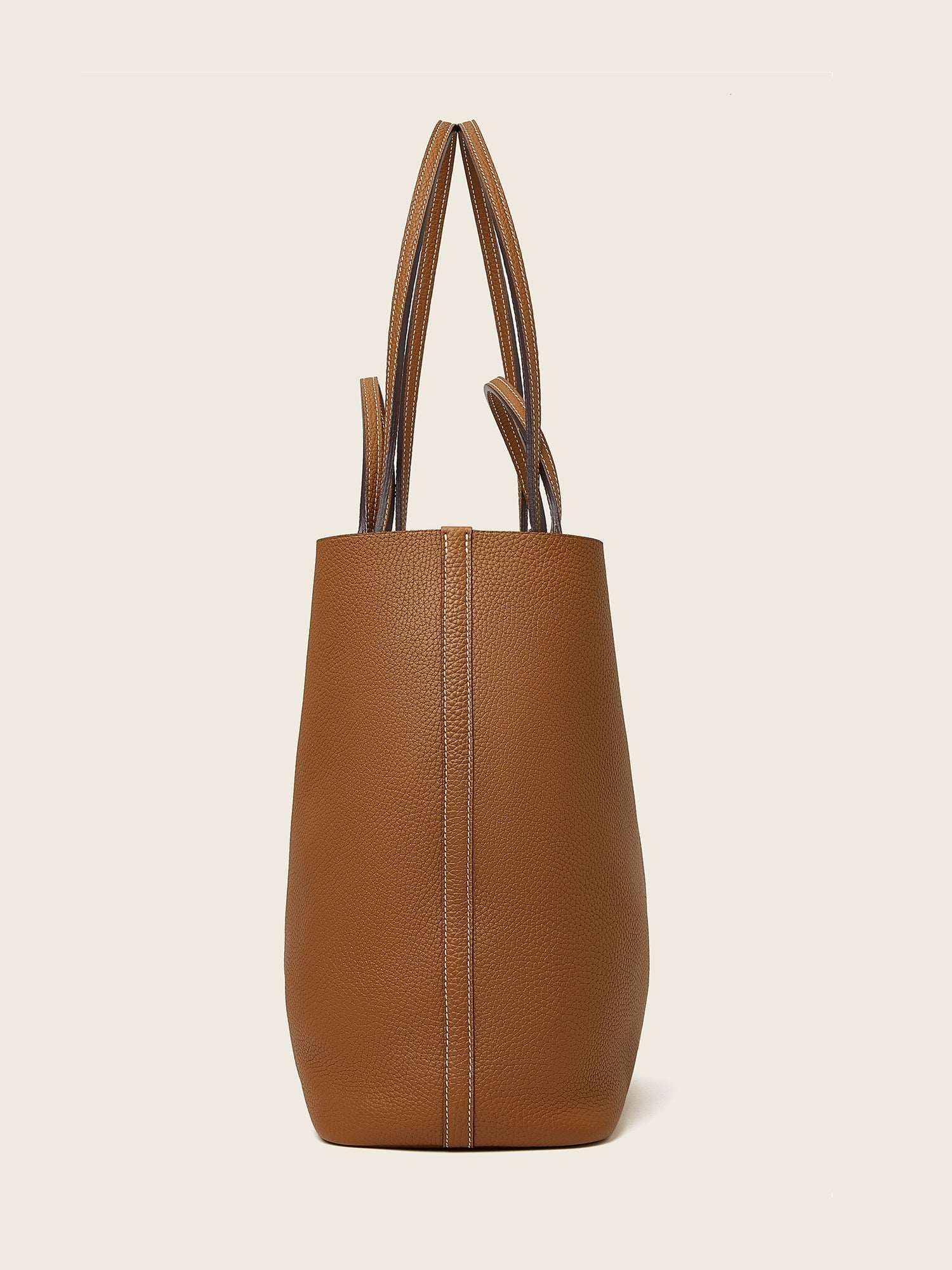 Hpai Large Yesod Tote Bag in Leather - Acorn